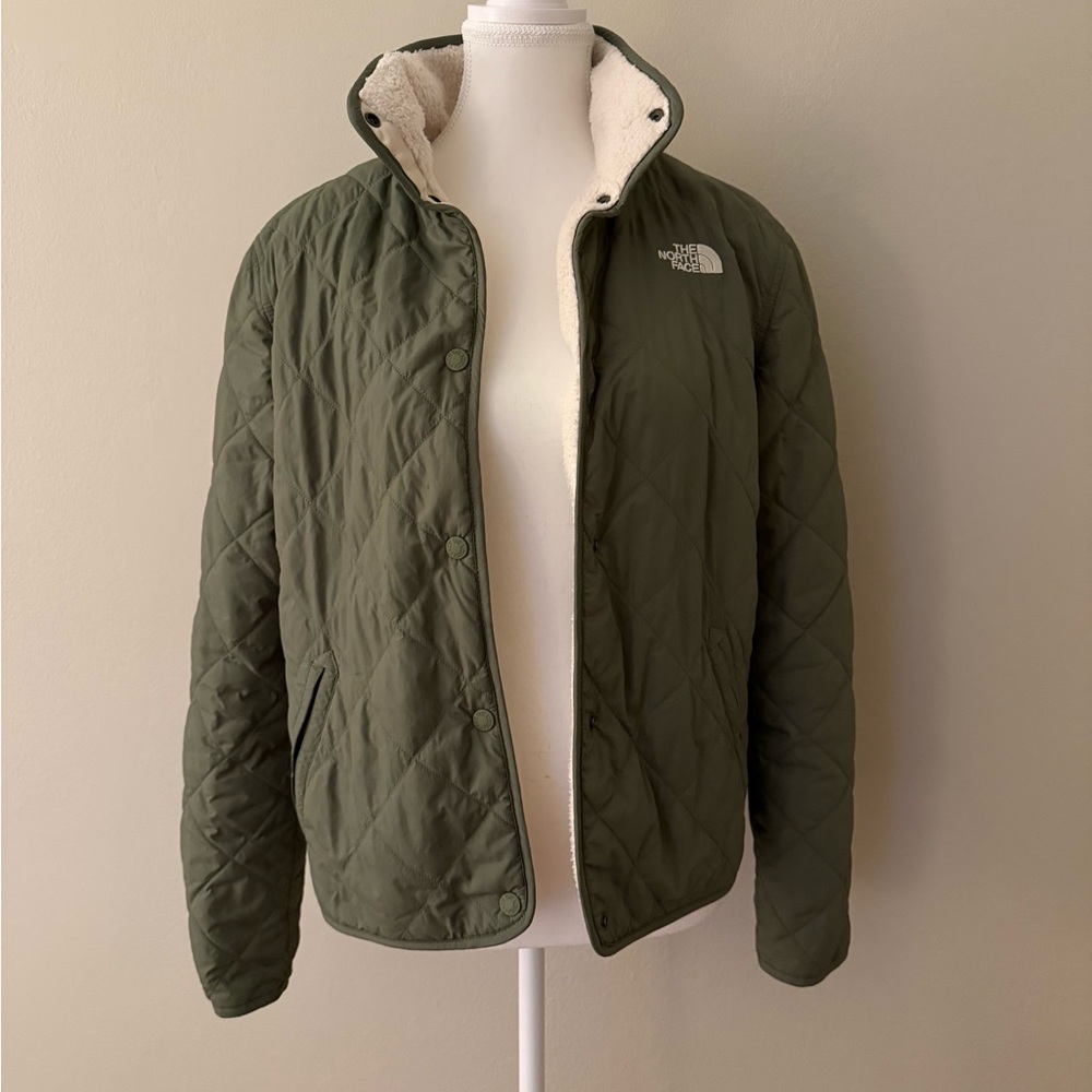 The North Face Green Quilted Jacket